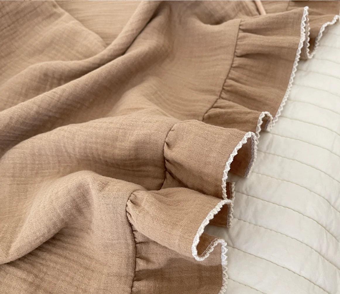 2-Layer Muslin Baby Swaddle – Soft, Breathable Cotton Blanket