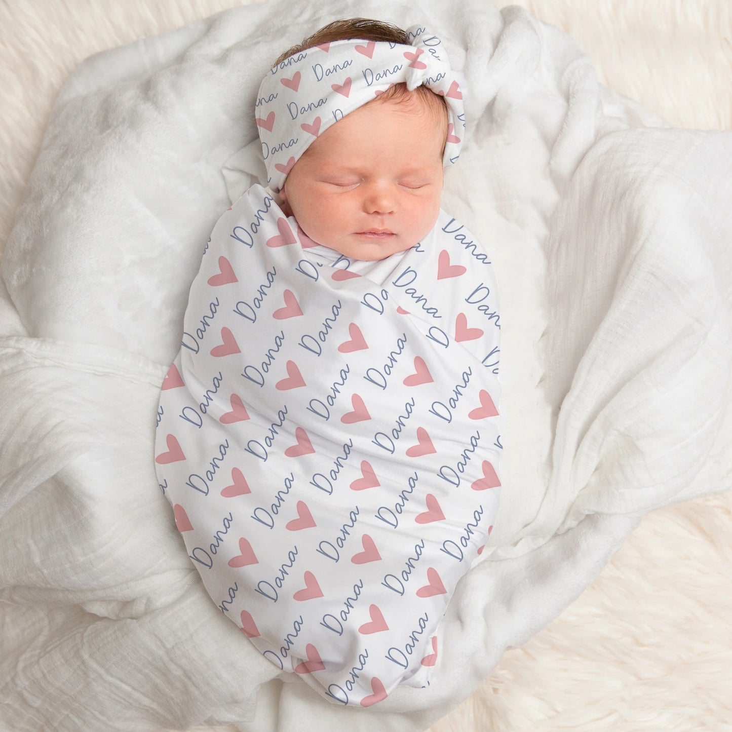 Luxury Cotton Jersey Baby Swaddle – Soft & Breathable for Newborns
