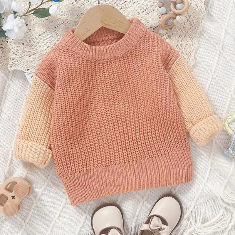 Cozy Autumn Knitted Sweater – Warm & Stylish for Girls