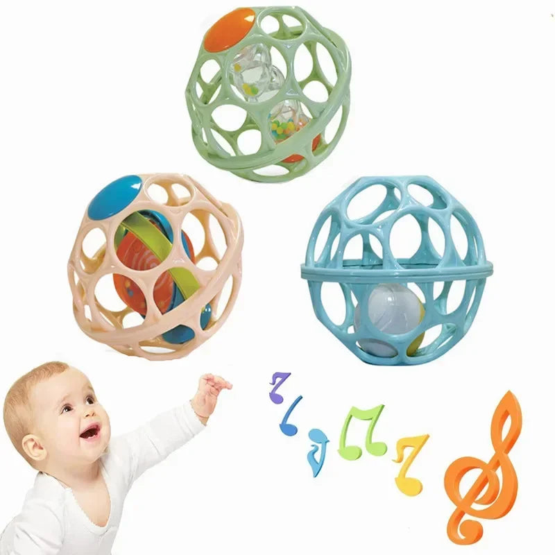 Soft Baby Rattle Ball – Safe & Interactive Toy for Babies
