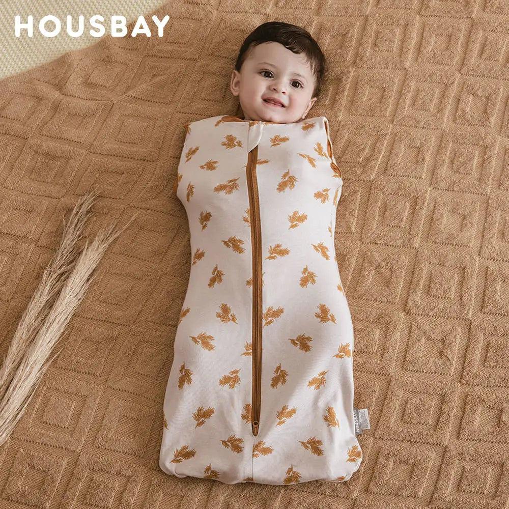Cozy Cotton Baby Sleeping Bag – Soft & Secure Newborn Swaddle