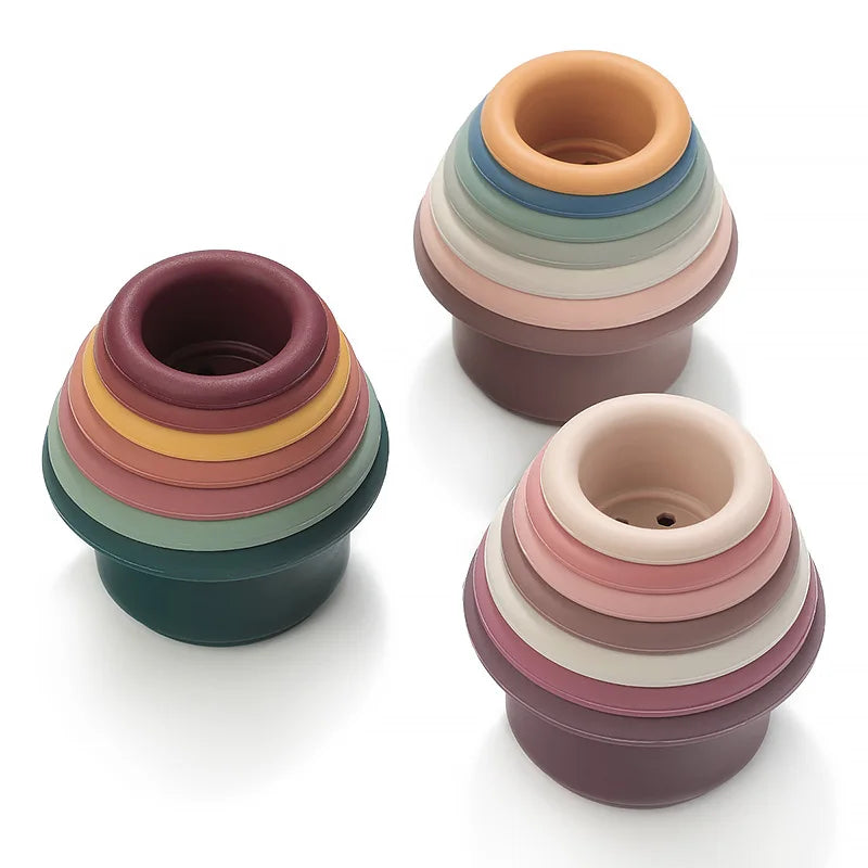 Baby Stacking Cups – Fun & Educational Bath Toy for Toddlers
