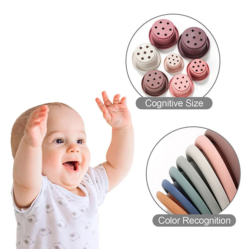 Baby Stacking Cups – Fun & Educational Bath Toy for Toddlers