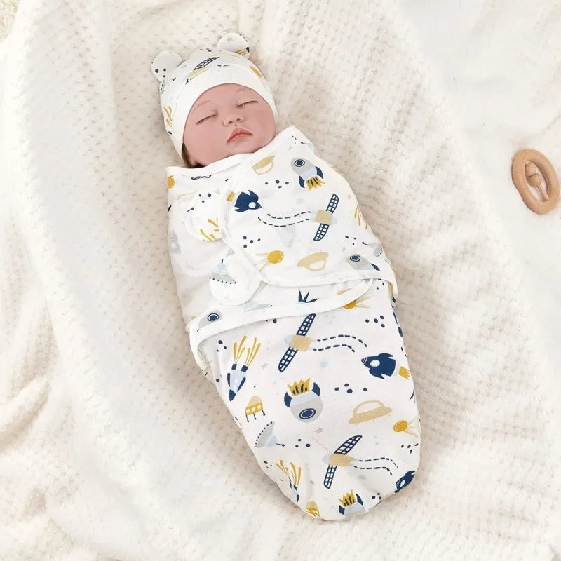 Baby Anti-Shock Swaddle Blanket – Soft & Protective for Newborns