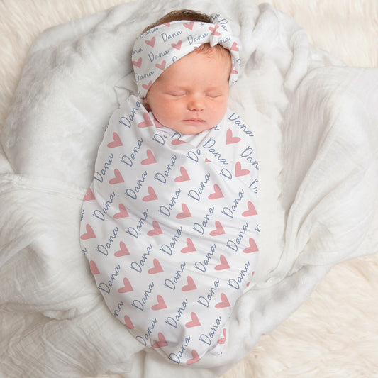 Luxury Cotton Jersey Baby Swaddle – Soft & Breathable for Newborns