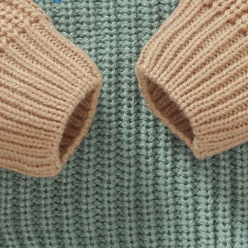 Cozy Autumn Knitted Sweater – Warm & Stylish for Girls