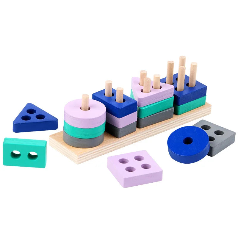 Wooden Building Blocks – Fun & Educational Stacking Toy for Kids