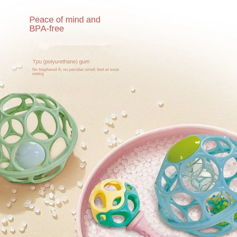Soft Baby Rattle Ball – Safe & Interactive Toy for Babies