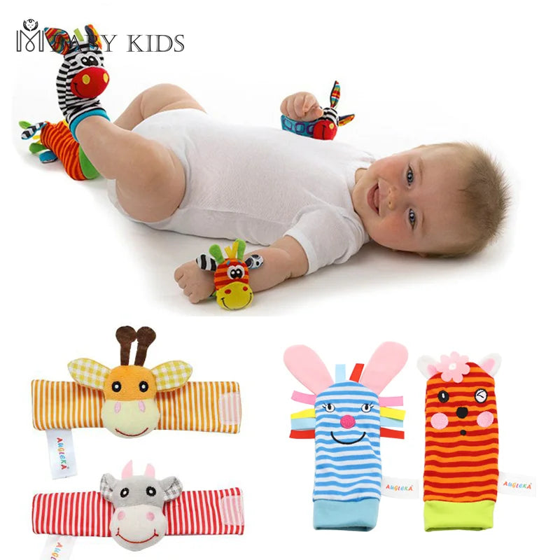 Plush Rattle Socks Sensory Toys – Developmental Toys for Infants & Toddlers