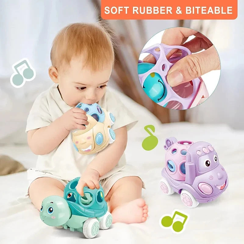 Colorful Baby Rattles – Sensory & Teething Toy for Infants