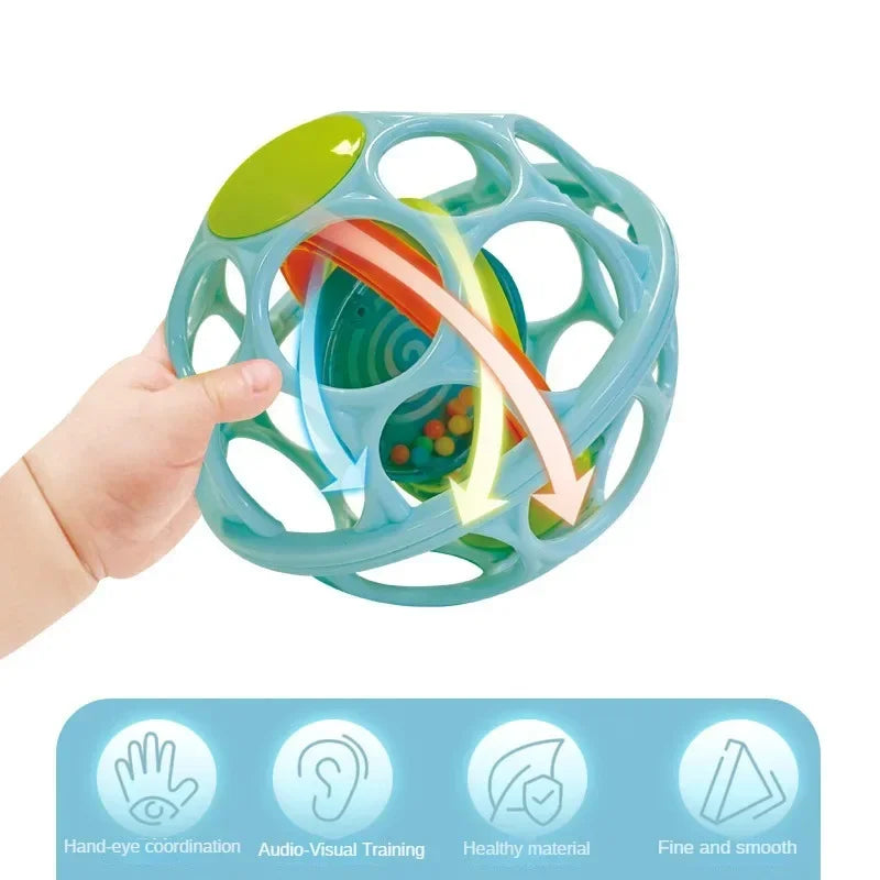 Soft Baby Rattle Ball – Safe & Interactive Toy for Babies