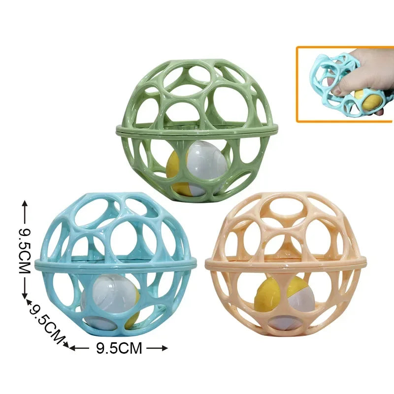 Soft Baby Rattle Ball – Safe & Interactive Toy for Babies